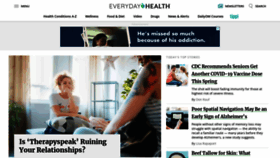 What Everydayhealth.com website looks like in 2024 