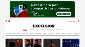 What Excelsior.com.mx website looks like in 2024 