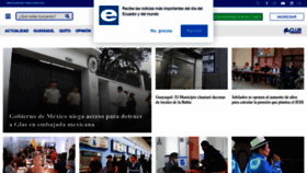 What Expreso.ec website looks like in 2024 