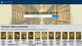 What Elejandria.com website looks like in 2024 
