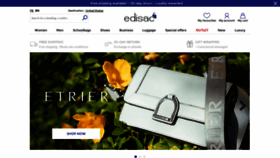 What Edisac.com website looks like in 2024 