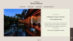 What Evolveback.com website looks like in 2024 