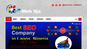 What Eweb9ja.com website looks like in 2024 