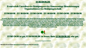 What Eurodor.de website looks like in 2024 