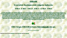 What Emls.de website looks like in 2024 