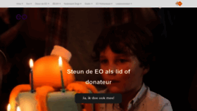 What Eo-acties.nl website looks like in 2024 