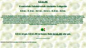 What Ezal.de website looks like in 2024 