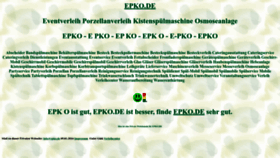 What Epko.de website looks like in 2024 
