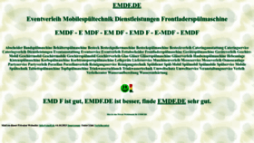 What Emdf.de website looks like in 2024 