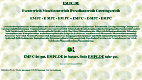 What Empc.de website looks like in 2024 