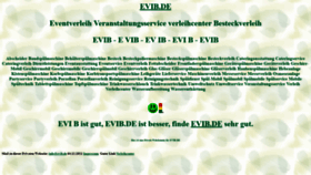 What Evib.de website looks like in 2024 