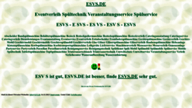 What Esvs.de website looks like in 2024 