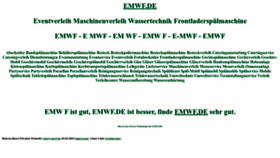 What Emwf.de website looks like in 2024 