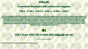 What Emll.de website looks like in 2024 
