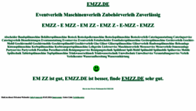 What Emzz.de website looks like in 2024 