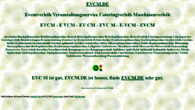 What Evcm.de website looks like in 2024 