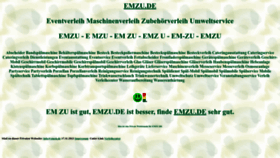 What Emzu.de website looks like in 2024 