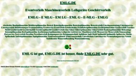 What Emlg.de website looks like in 2024 