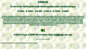 What Emhd.de website looks like in 2024 