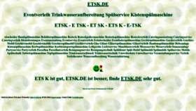 What Etsk.de website looks like in 2024 