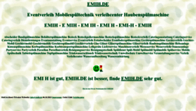What Emih.de website looks like in 2024 