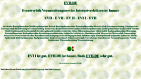 What Evii.de website looks like in 2024 