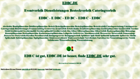What Edbc.de website looks like in 2024 