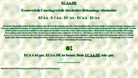 What Ecaa.de website looks like in 2024 