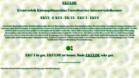 What Ekui.de website looks like in 2024 