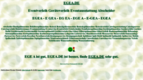What Egea.de website looks like in 2024 