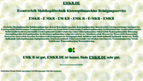 What Emkr.de website looks like in 2024 