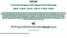 What Emlw.de website looks like in 2024 