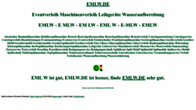 What Emlw.de website looked like in 2024 (1 year ago)