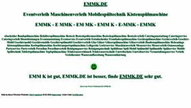 What Emmk.de website looks like in 2024 