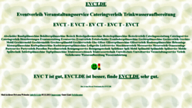 What Evct.de website looks like in 2024 