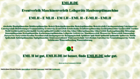 What Emlh.de website looks like in 2024 