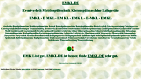 What Emkl.de website looks like in 2024 