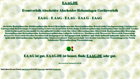 What Eaag.de website looks like in 2024 