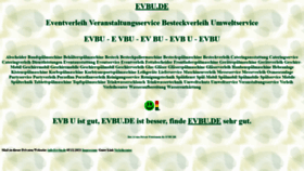 What Evbu.de website looks like in 2024 