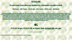 What Eusag.de website looks like in 2024 