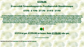 What Evpd.de website looked like in 2024 (2 years ago)