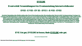What Evei.de website looks like in 2024 