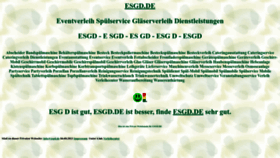 What Esgd.de website looks like in 2024 
