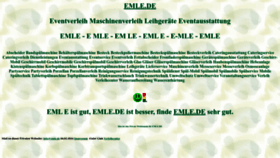 What Emle.de website looks like in 2024 
