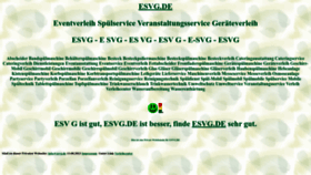What Esvg.de website looks like in 2024 
