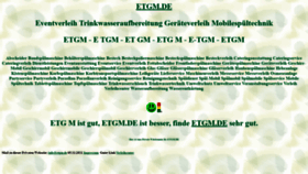 What Etgm.de website looked like in 2024 (1 year ago)