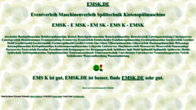 What Emsk.de website looked like in 2024 (1 year ago)