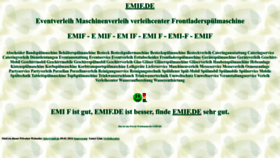 What Emif.de website looks like in 2024 