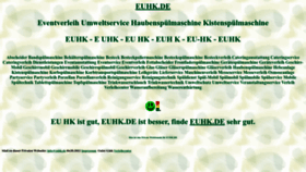 What Euhk.de website looks like in 2024 