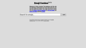 What Emojicombos.com website looks like in 2024 